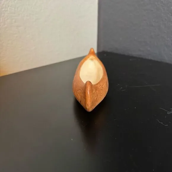 Vintage Ceramic Native American Binishtaa Navajo Canoe Petroglyphs - Picture 7 of 9